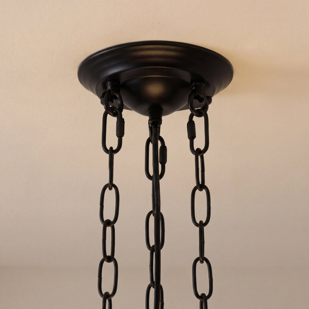 Vintage Milky White Pendant Light