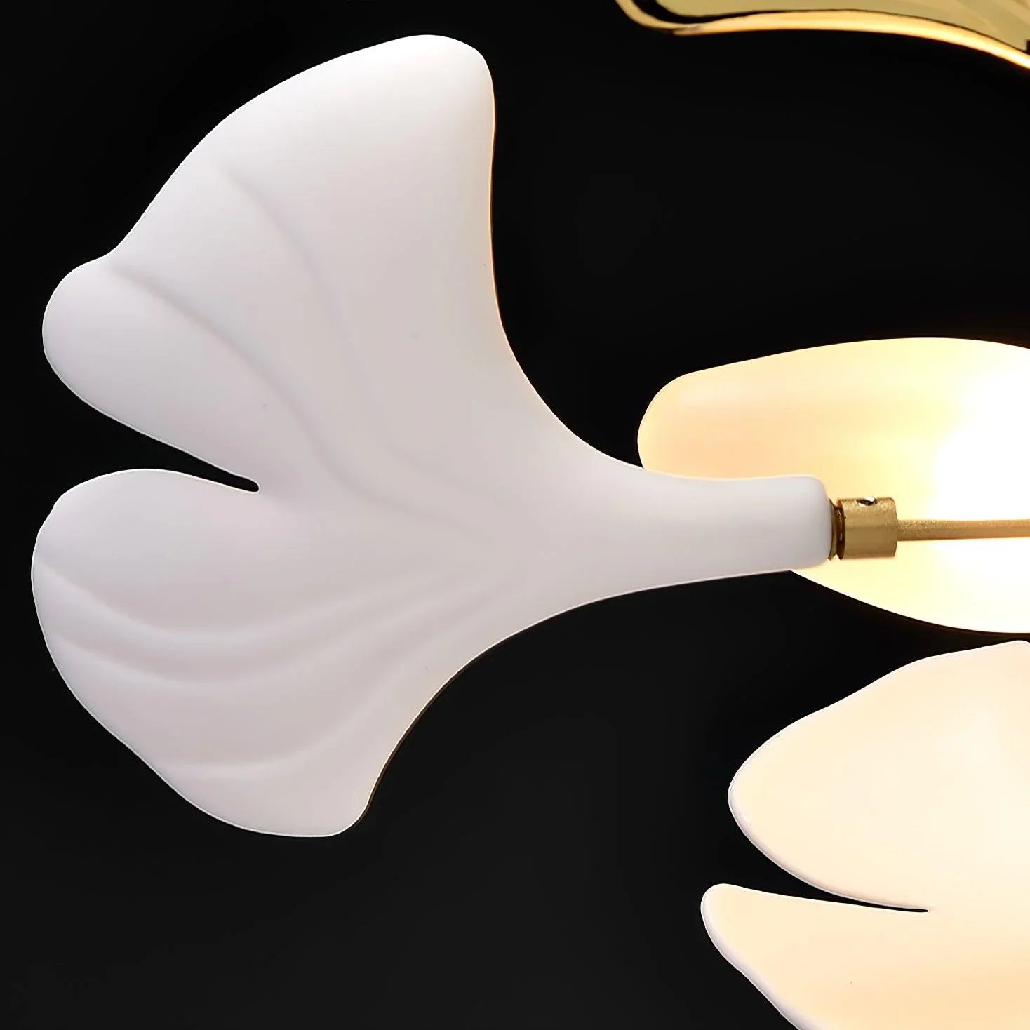 Luxury U-Shaped Ceramic Chandelier for Living Room