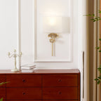 Daisy Ginkgo Leaf Wall Sconce