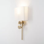 Daisy Ginkgo Leaf Wall Sconce