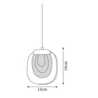 Glass Ripples Pendant Lamp