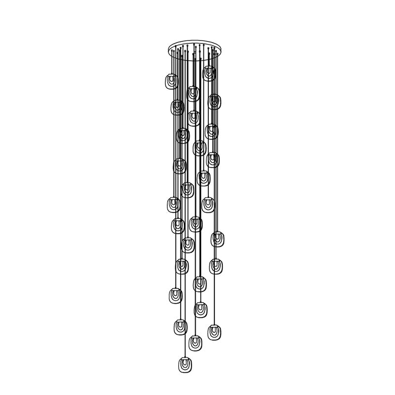 Glass Ripples Pendant Lamp