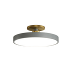 Modern Brass Round LED Ceiling Light 1-Light