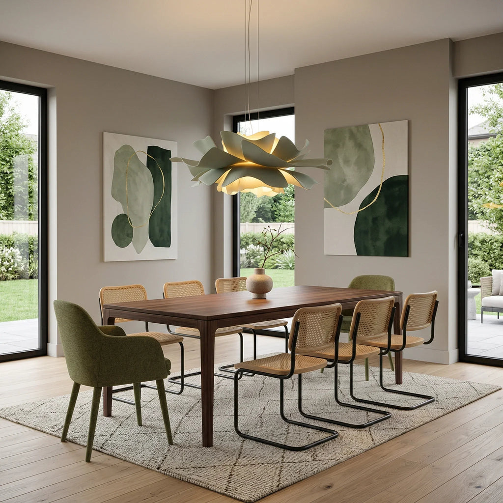 Gupton Nordic Lotus Flower Pendant Light