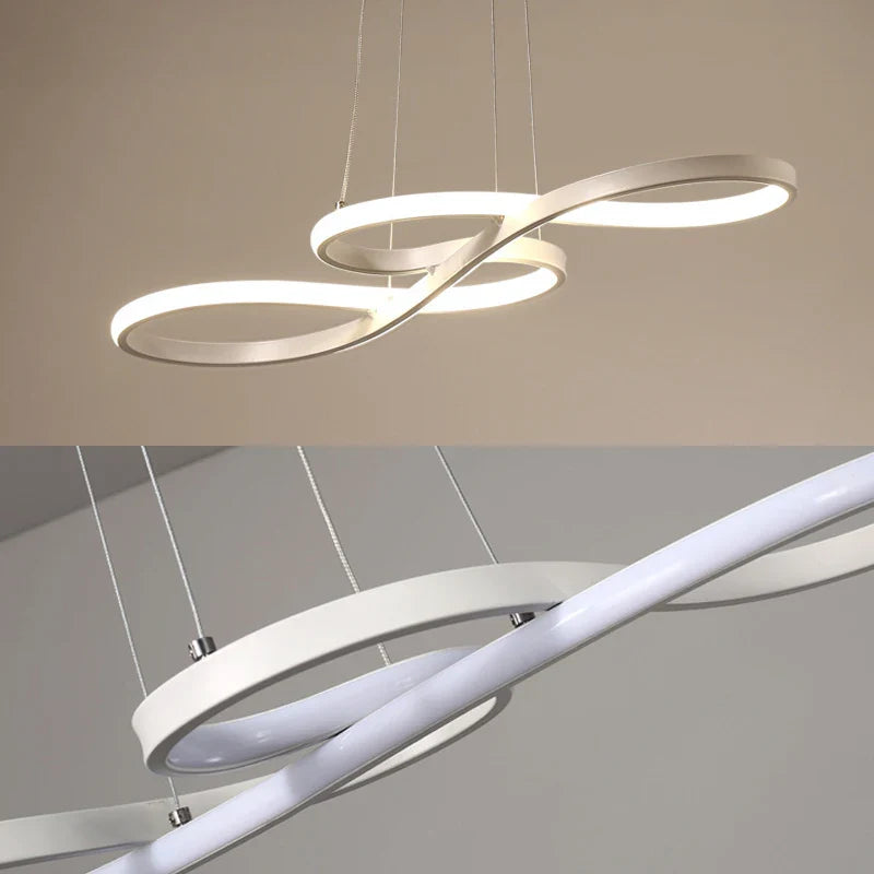 LED Pendant Lamp Chandelier in the Shape of Musical Notes – Creative Modern Ceiling Lighting