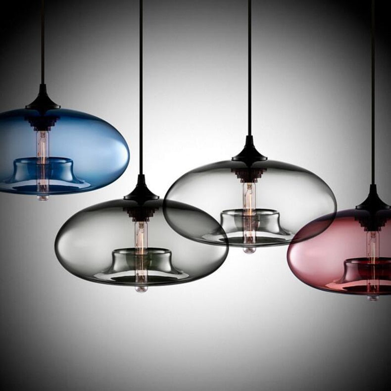 Lurea Modern Nordic Glass Pendant Lamps for Bedroom