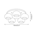 Hailie Glass Ceiling Light