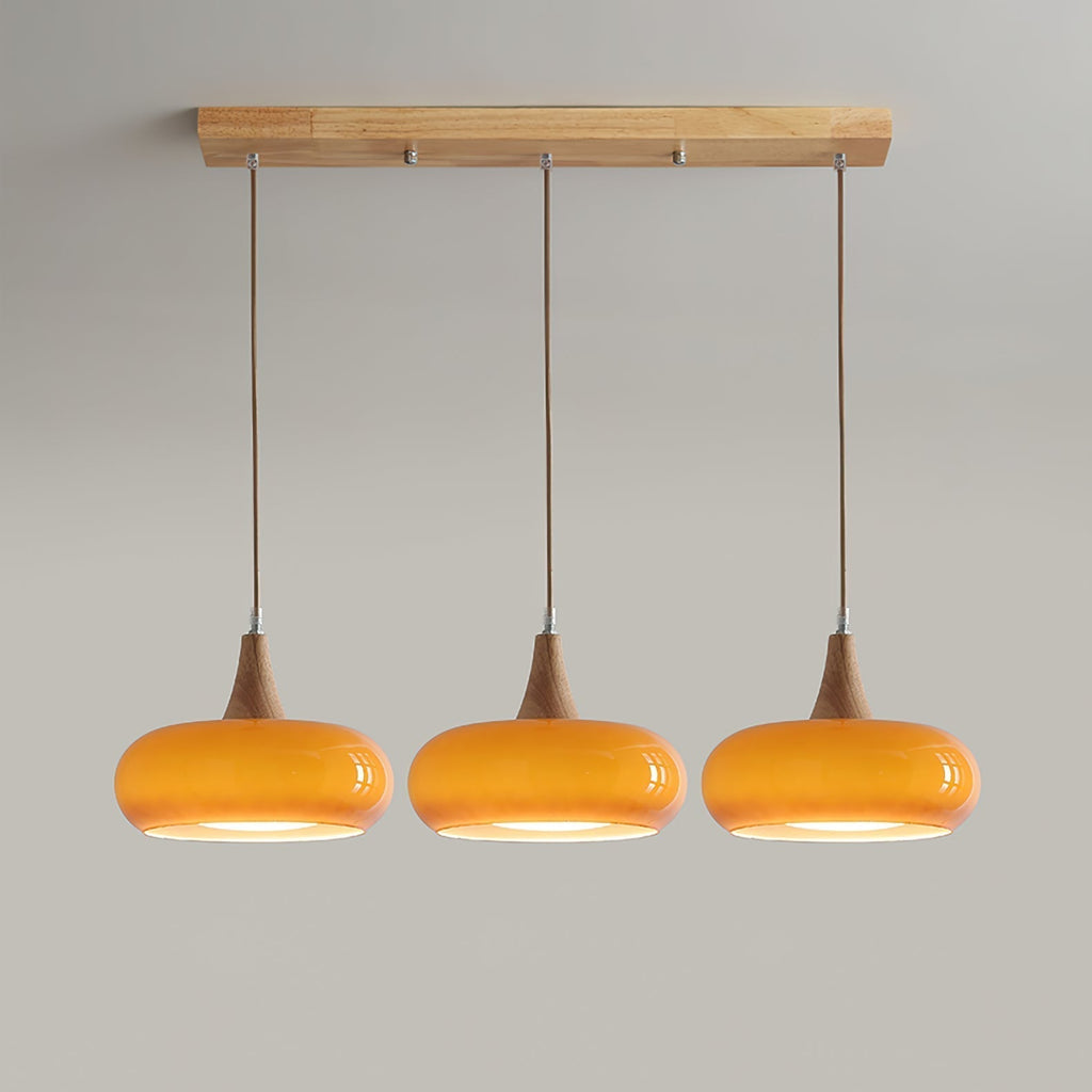 Charlotte Wood Suspension 1/2/3 Lamps