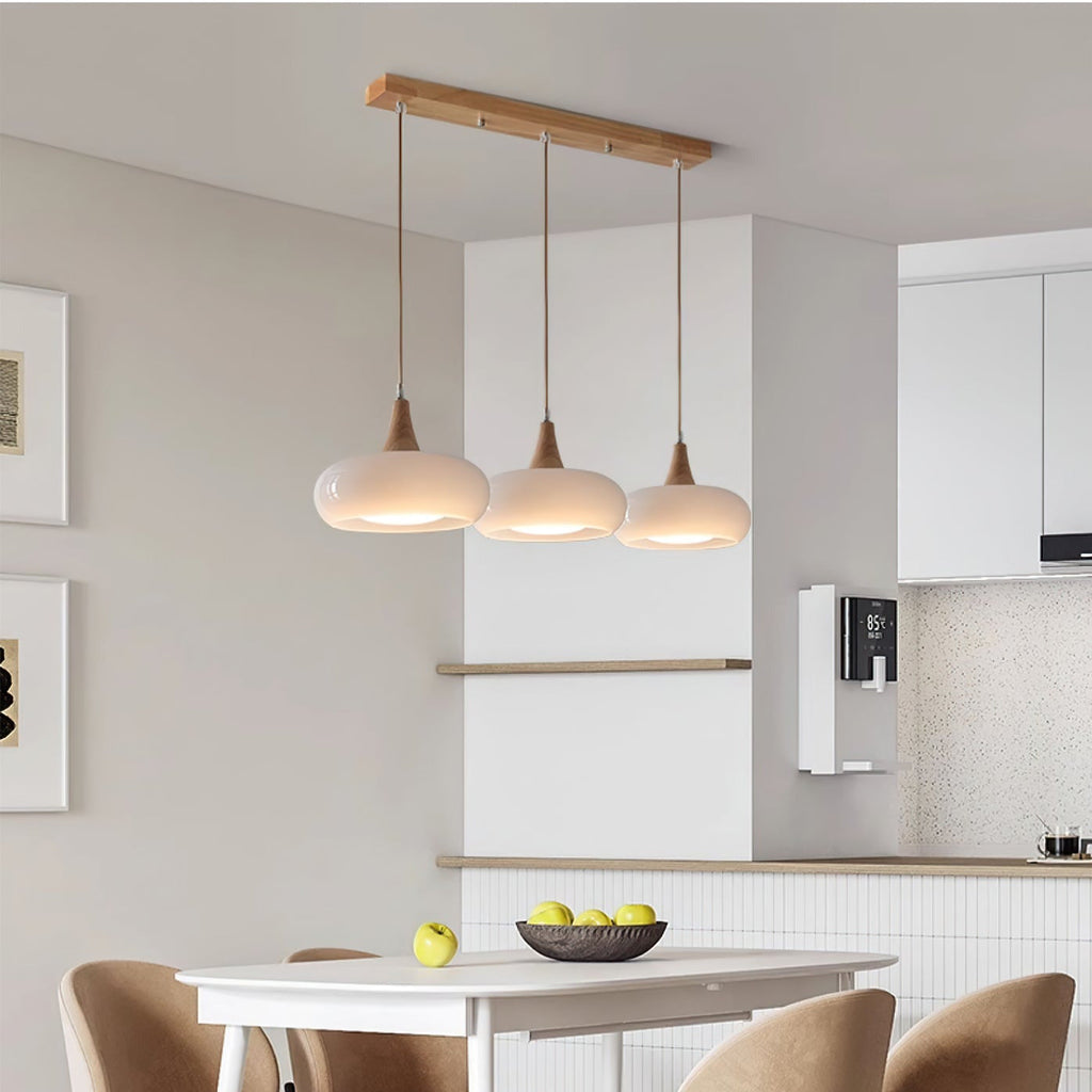Charlotte Wood Suspension 1/2/3 Lamps