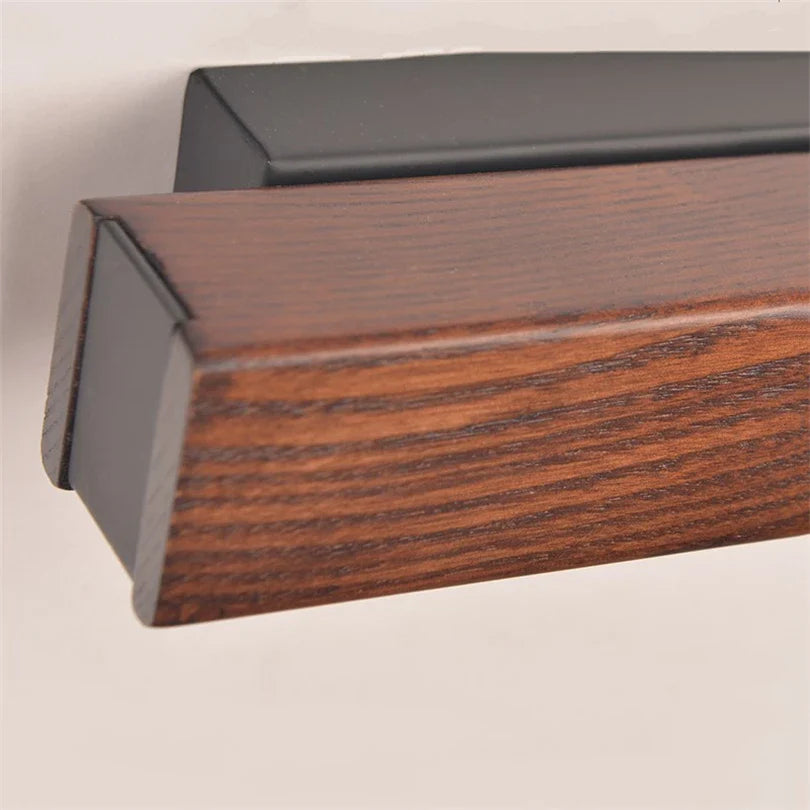 Wooden Adjustable LED Wall Lamp for Reading