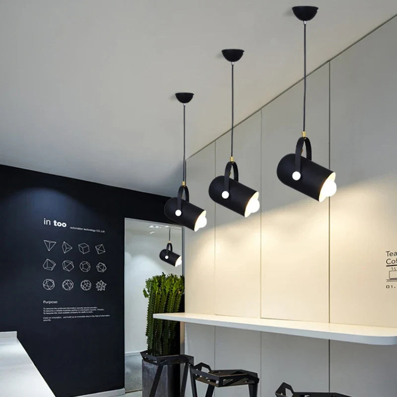 Modern Adjustable Pendant Lamp – Colorful Designer Ceiling Light