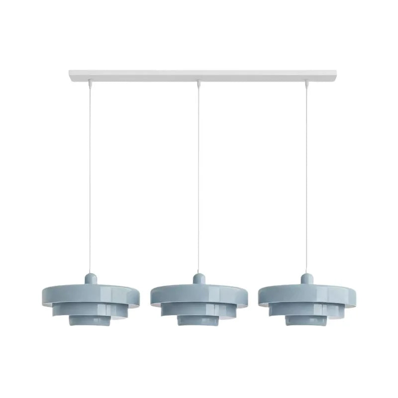 Hind Triple Layer Disc Macaron Pendant Light