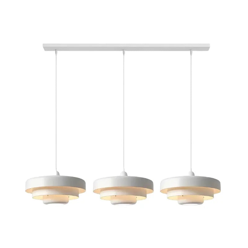 Hind Triple Layer Disc Macaron Pendant Light