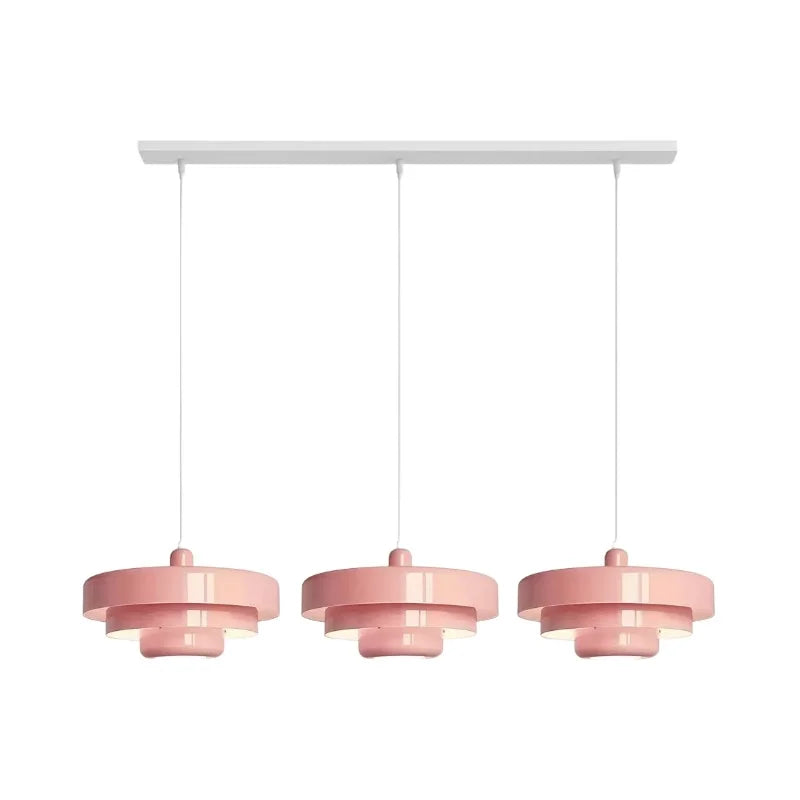 Hind Triple Layer Disc Macaron Pendant Light