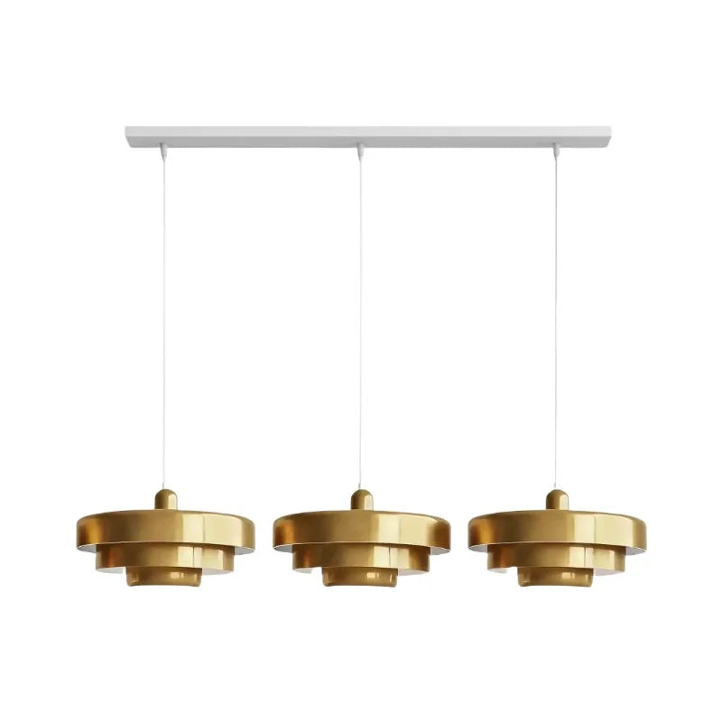 Hind Triple Layer Disc Macaron Pendant Light