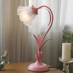 Talia - Antique Table Lamp French Design with Floral Motif