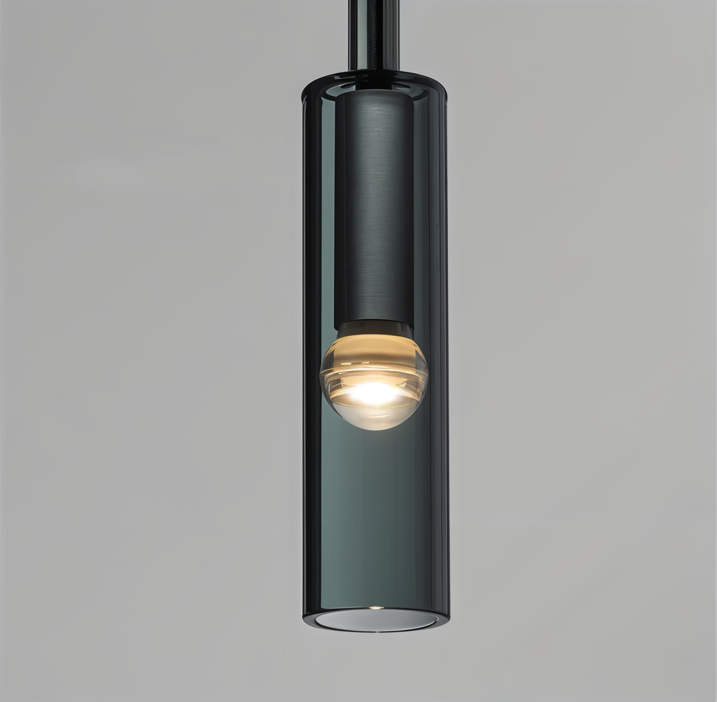 Minimalist Wall Light with Smoke Glass – Orvane