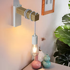 Zenara - Rustic LED Wall Lamp Made of Wood