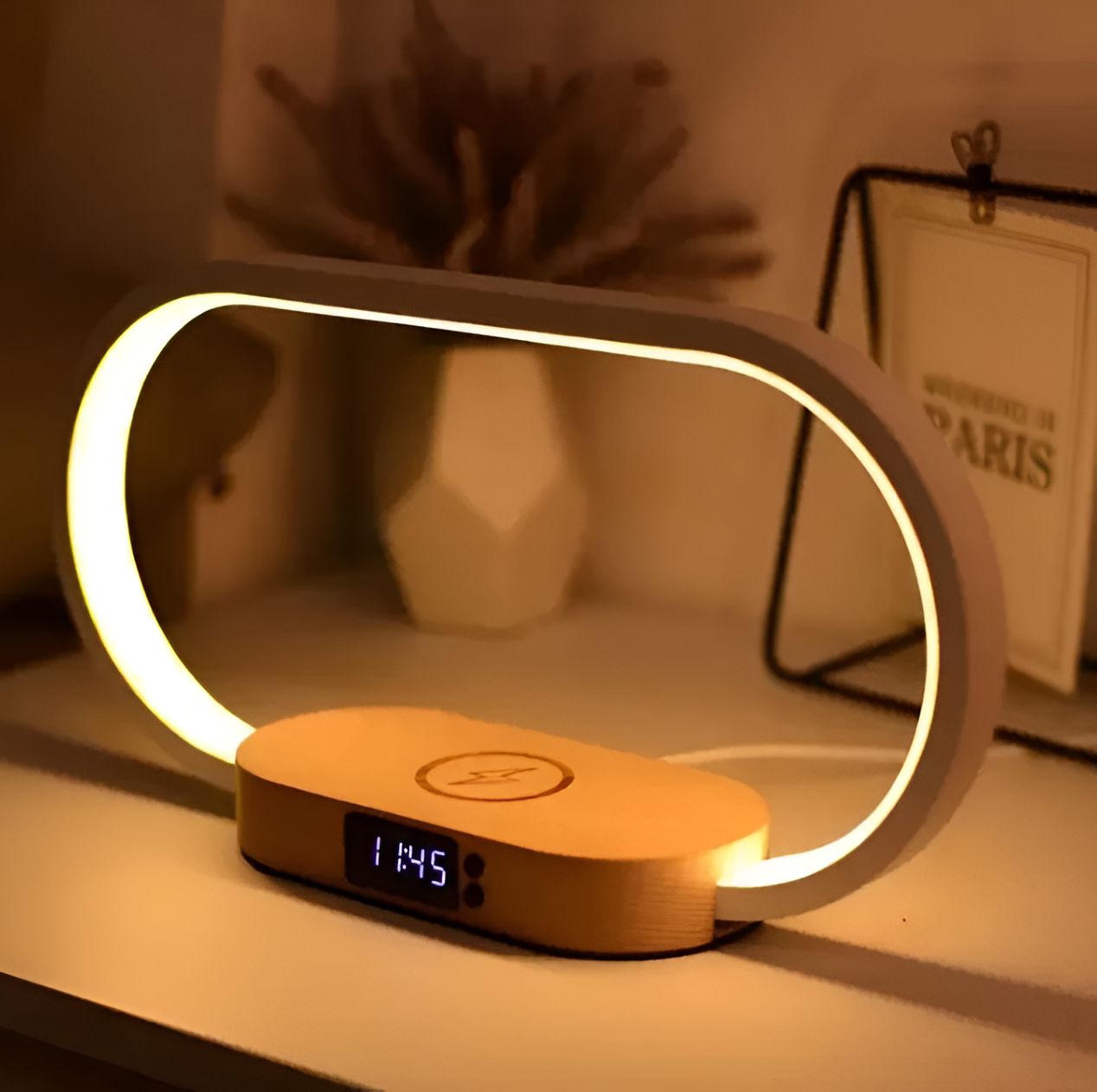 Ismerelle - Multifunctional Night Light with Charger and Digital Clock