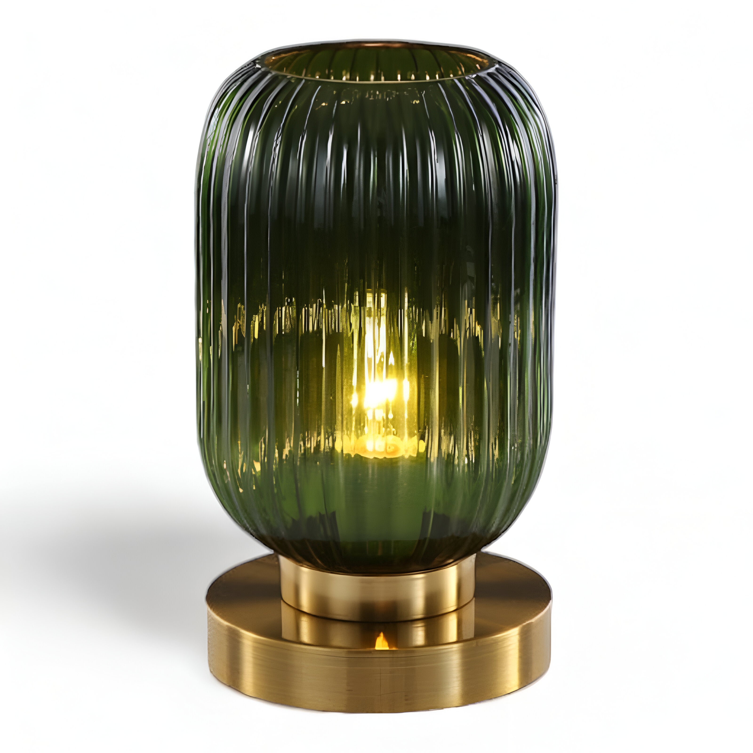 Oriantha - Nordic Table Lamp with Ribbed Glass