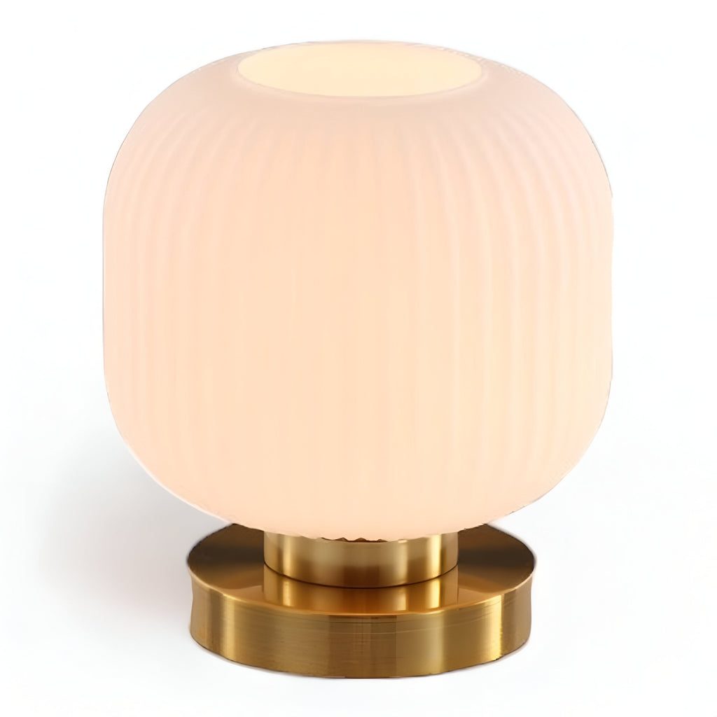 Oriantha - Nordic Table Lamp with Ribbed Glass