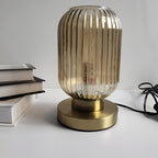 Oriantha - Nordic Table Lamp with Ribbed Glass