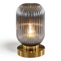 Oriantha - Nordic Table Lamp with Ribbed Glass