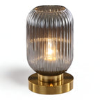 Oriantha - Nordic Table Lamp with Ribbed Glass