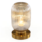 Oriantha - Nordic Table Lamp with Ribbed Glass