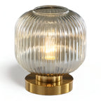 Oriantha - Nordic Table Lamp with Ribbed Glass