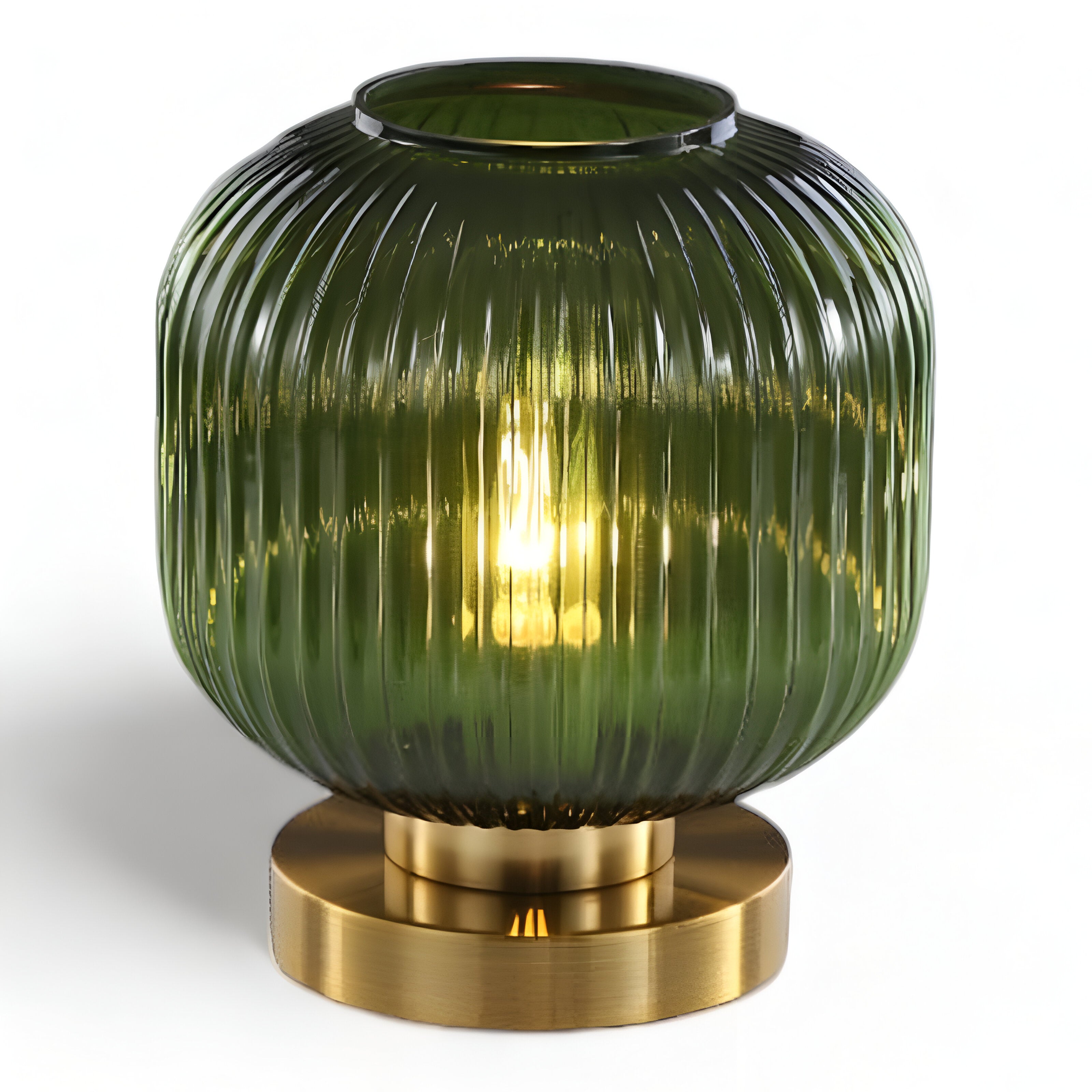 Oriantha - Nordic Table Lamp with Ribbed Glass