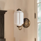 Isabella Milk Glass Eloise Wall Sconce
