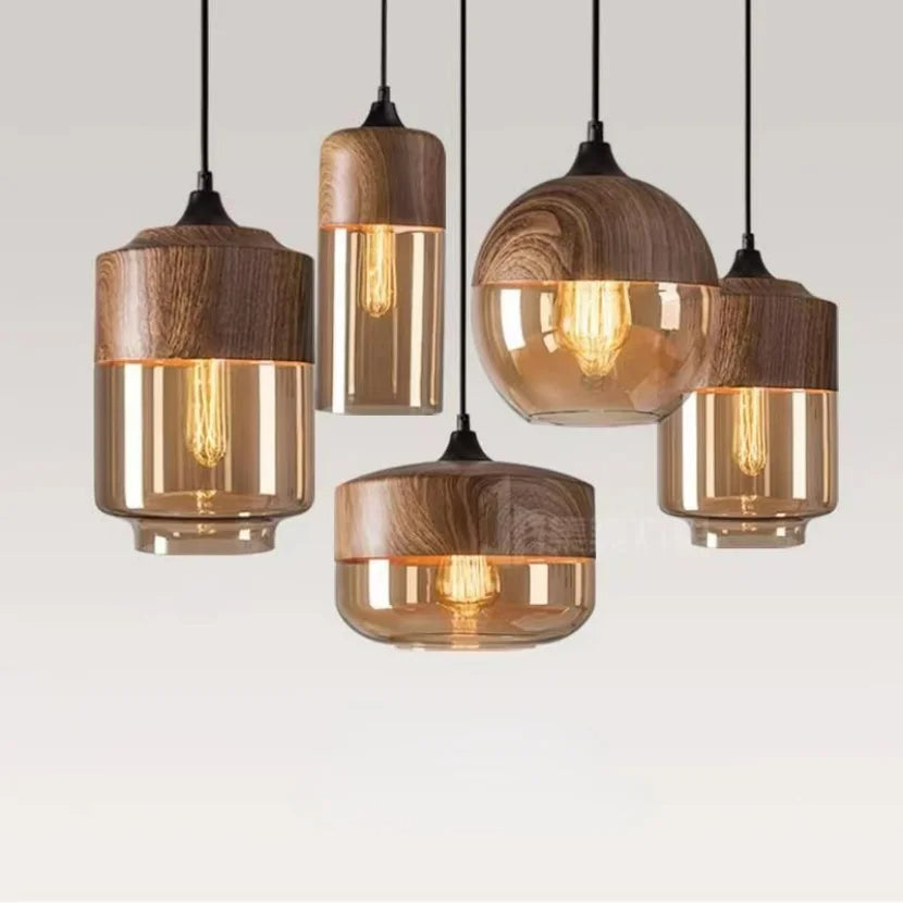 Laurissa - Luxe Pendant Lamp Mouth-Blown Glass Adjustable Cable