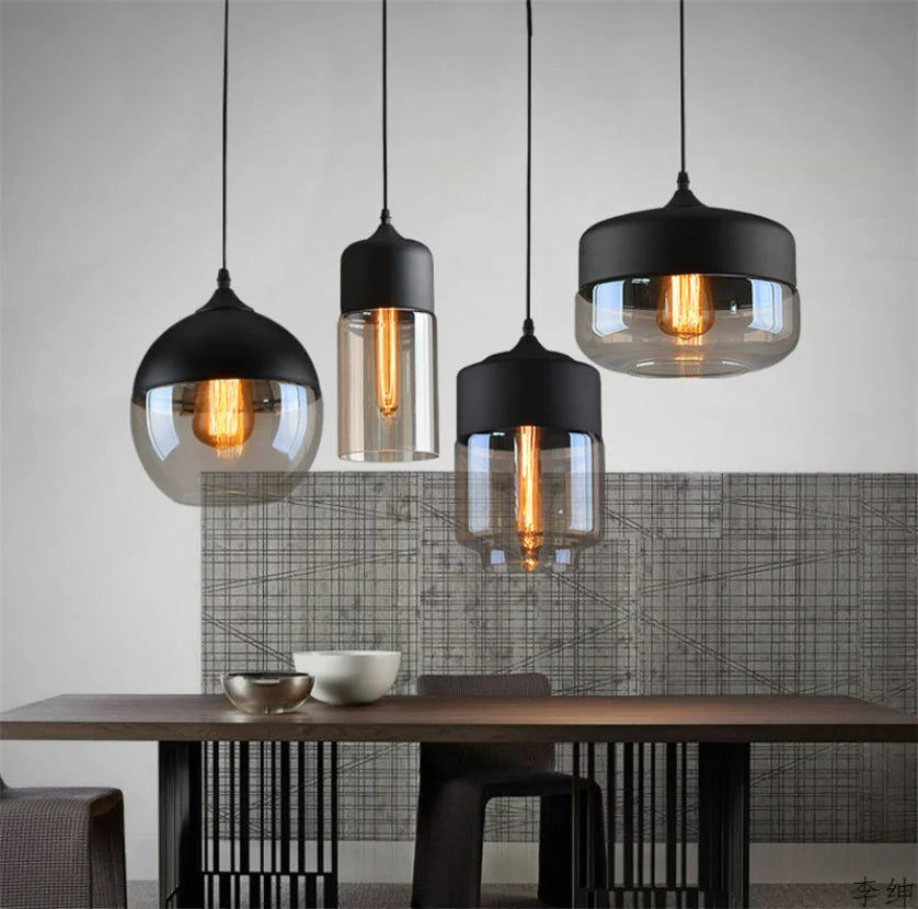 Laurissa - Luxe Pendant Lamp Mouth-Blown Glass Adjustable Cable