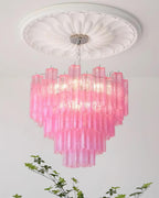 Crystal Chandelier Glass Cascades in Levels