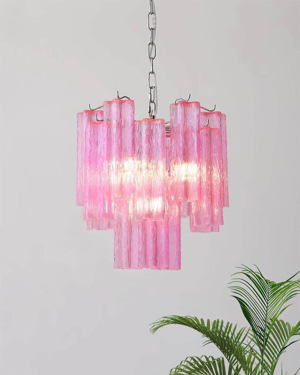 Crystal Chandelier Glass Cascades in Levels