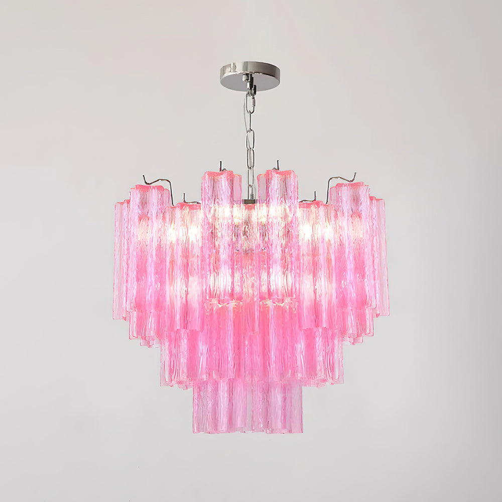 Crystal Chandelier Glass Cascades in Levels