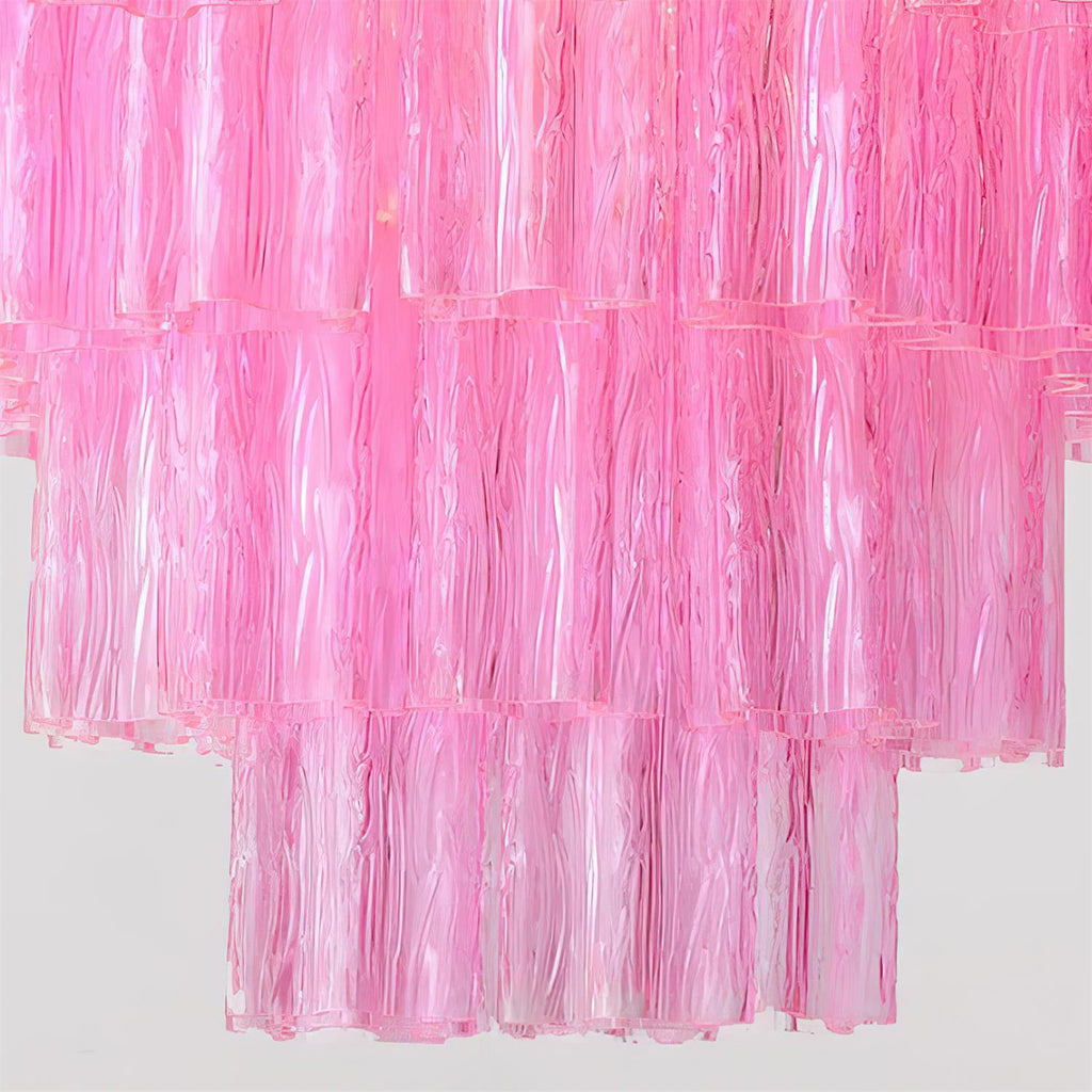 Crystal Chandelier Glass Cascades in Levels