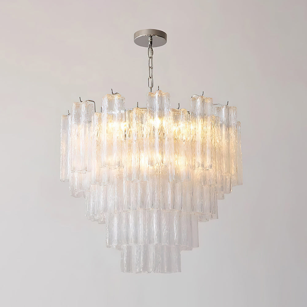 Crystal Chandelier Glass Cascades in Levels