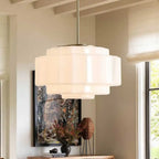 Heatra Tiered Opal Glass Pendant Light