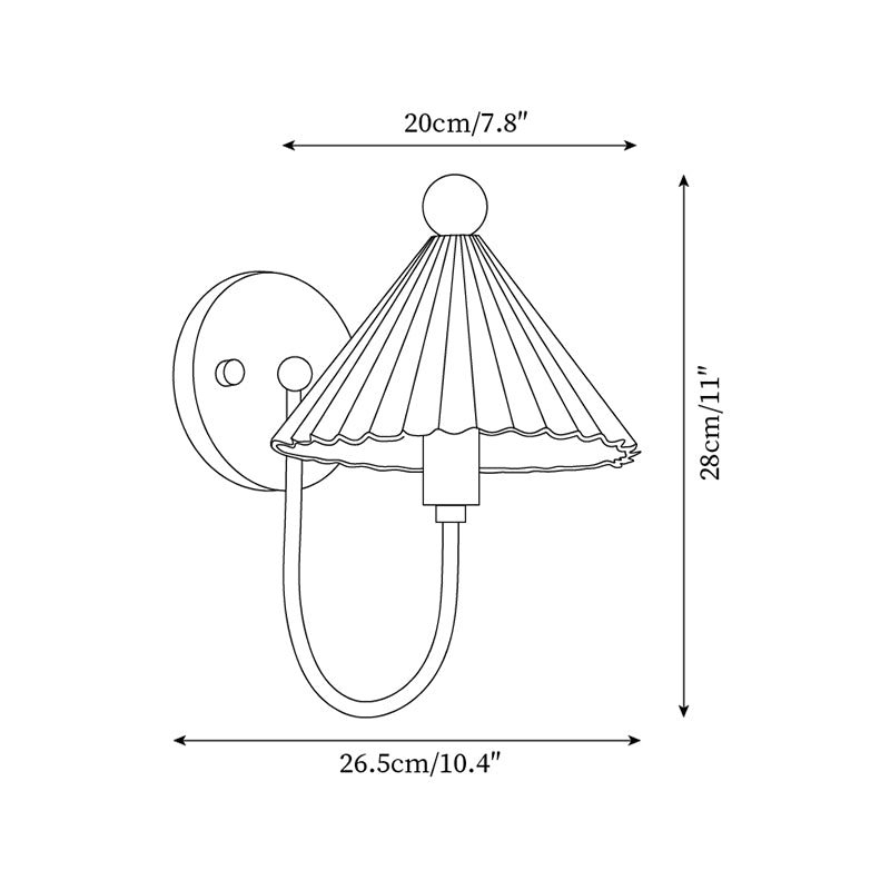 Kismet Ceramics Wall Lamp