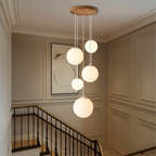 Nordic Moonlamp Staircase Chandelier