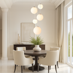 Nordic Moonlamp Staircase Chandelier