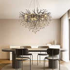 Raindrop Black Chandelier