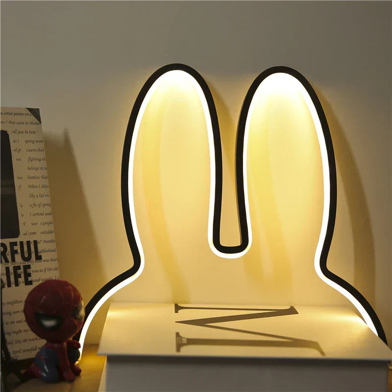 USB Rechargeable Rabbit Night Light with Ambient Lighting - BunnyLight