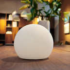 Thessara - LED Table Lamp with Dynamic Color Change in Sphere Shape