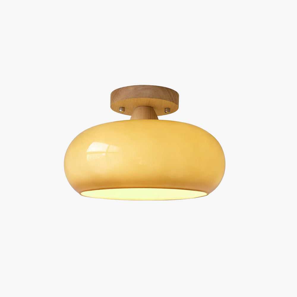 Charlotte Recessed Ceiling Light in Wood