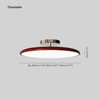 Valentina Vintage LED Ceiling Light Glass Red White Green Bedroom