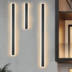 Arisha Modern LED Outdoor Wall Light Black Metal Garden/Balcony