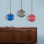 Lexa Modern Metal/Glass Pendant Light